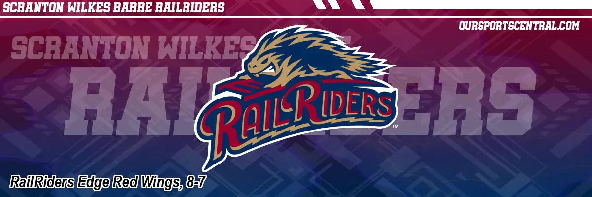 RailRiders Edge Red Wings, 8-7
