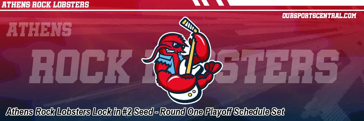Athens Rock Lobsters Lock in #2 Seed - Round One Playoff Schedule Set
