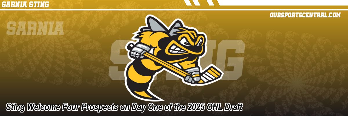 Sting Welcome Four Prospects on Day One of the 2025 OHL Draft