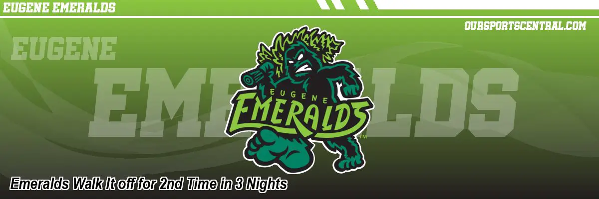 Emeralds Walk It off for 2nd Time in 3 Nights