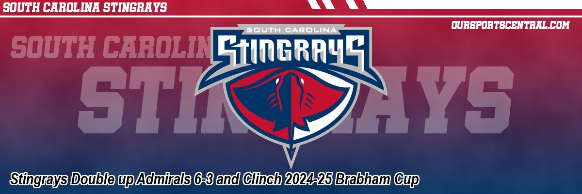 Stingrays Double up Admirals 6-3 and Clinch 2024-25 Brabham Cup