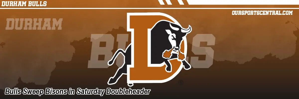 Bulls Sweep Bisons in Saturday Doubleheader