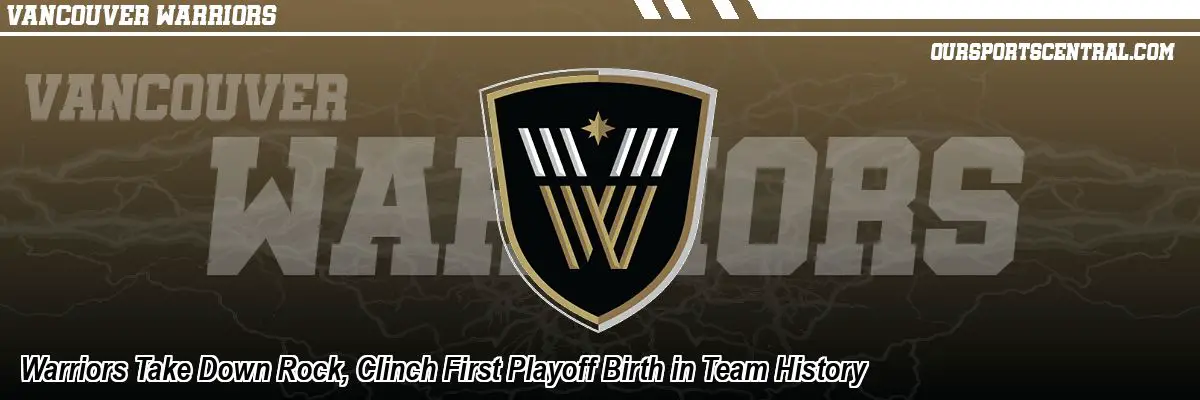 Warriors Take Down Rock, Clinch First Playoff Birth in Team History