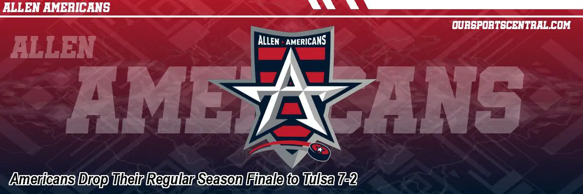 Americans Drop Their Regular Season Finale to Tulsa 7-2