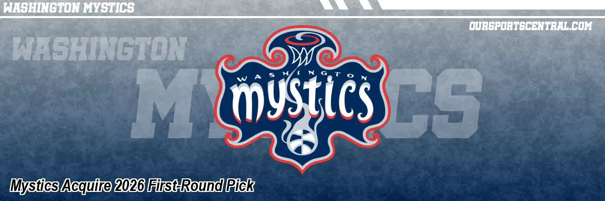 Mystics Acquire 2026 First-Round Pick