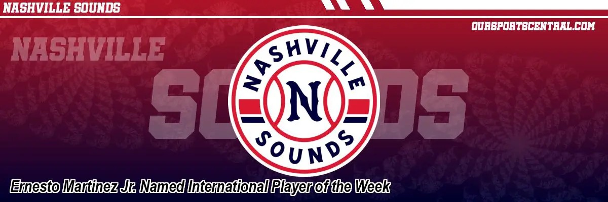 Ernesto Martinez Jr. Named International Player of the Week