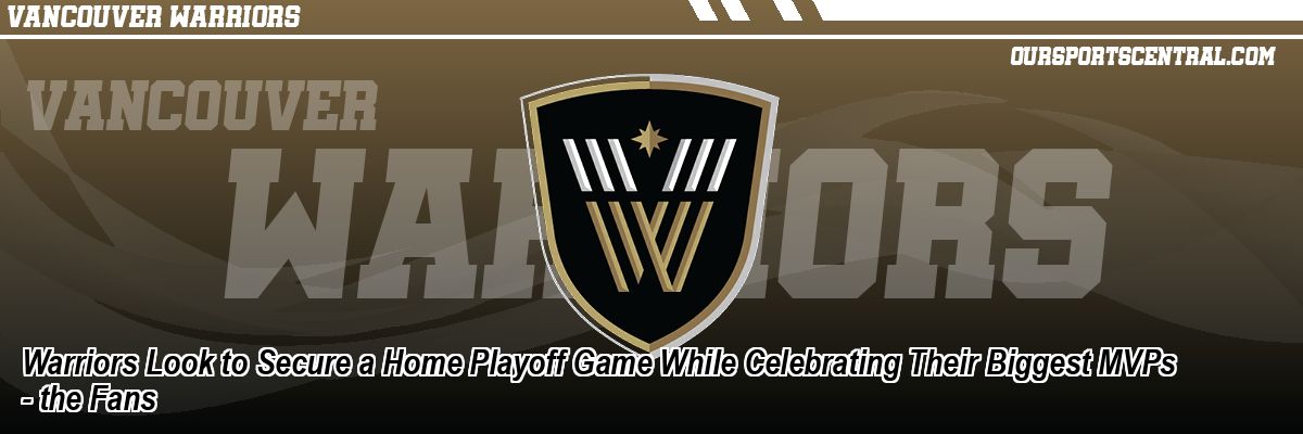 Warriors Look to Secure a Home Playoff Game While Celebrating Their Biggest MVPs - the Fans