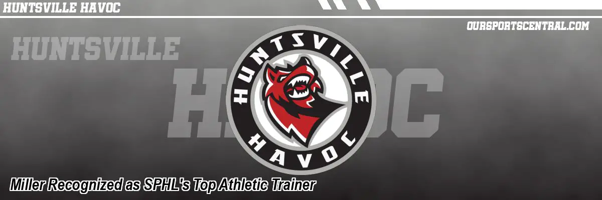 Miller Recognized as SPHL's Top Athletic Trainer
