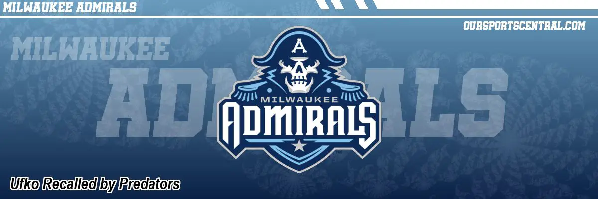 Ufko Recalled by Predators