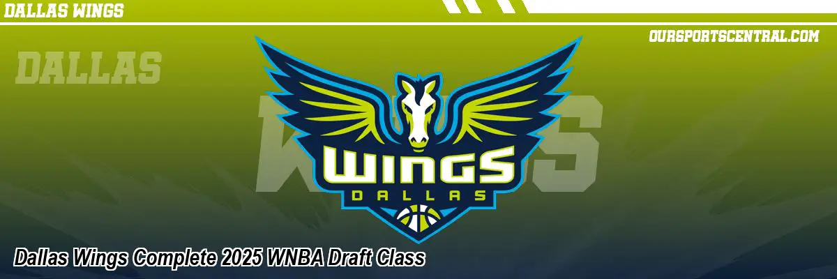 Dallas Wings Complete 2025 WNBA Draft Class