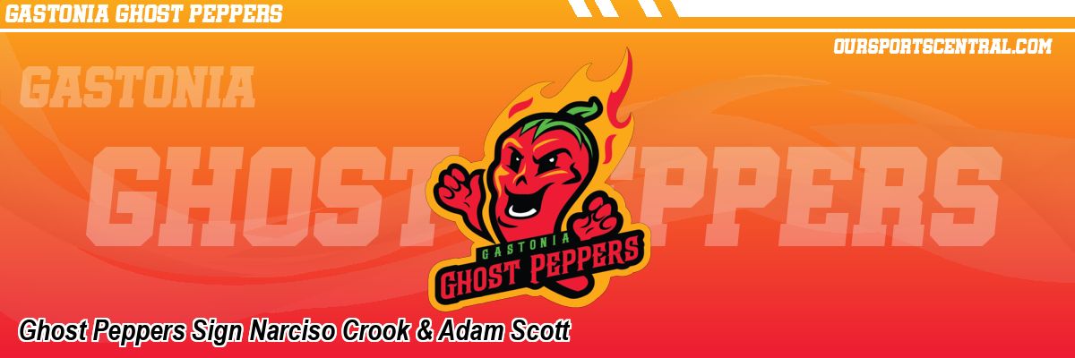 Ghost Peppers Sign Narciso Crook & Adam Scott