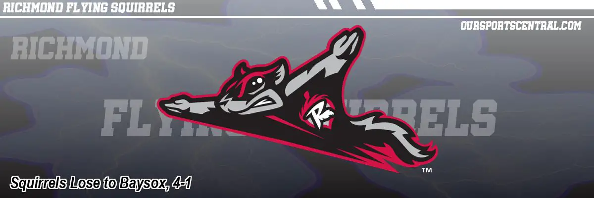 Squirrels Lose to Baysox, 4-1