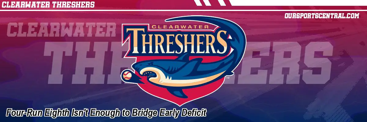 Four-Run Eighth Isn't Enough to Bridge Early Deficit