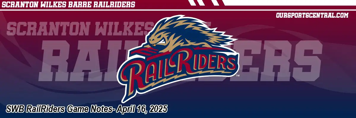 SWB RailRiders Game Notes- April 16, 2025