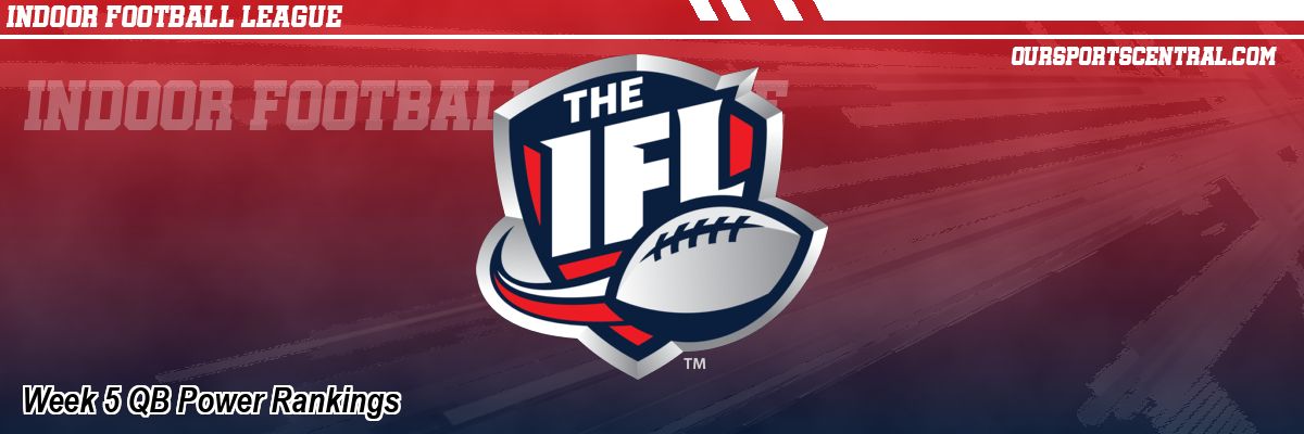 Week 5 QB Power Rankings