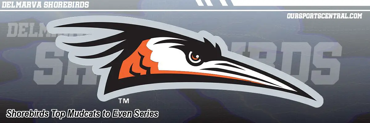Shorebirds Top Mudcats to Even Series
