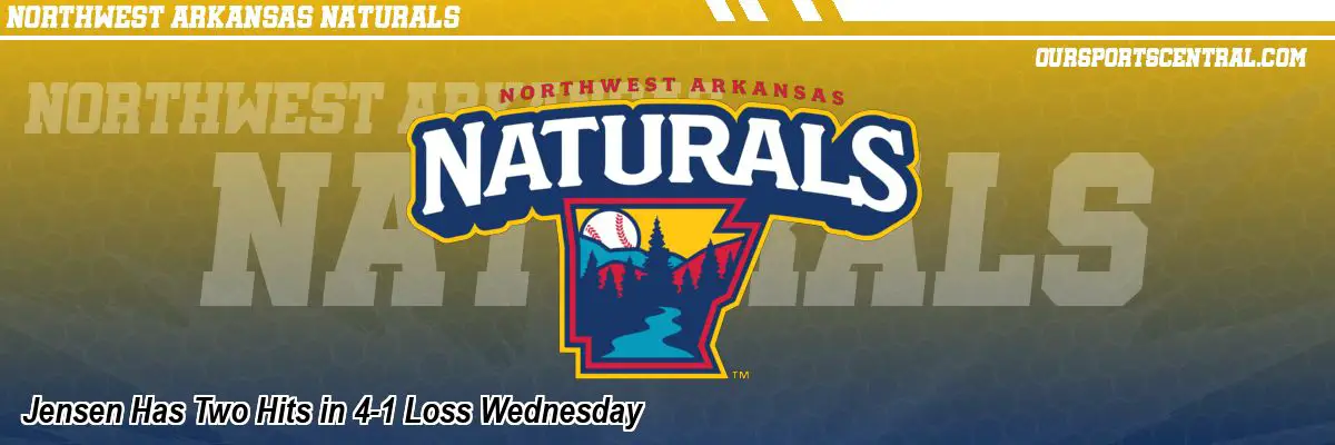 Jensen Has Two Hits in 4-1 Loss Wednesday