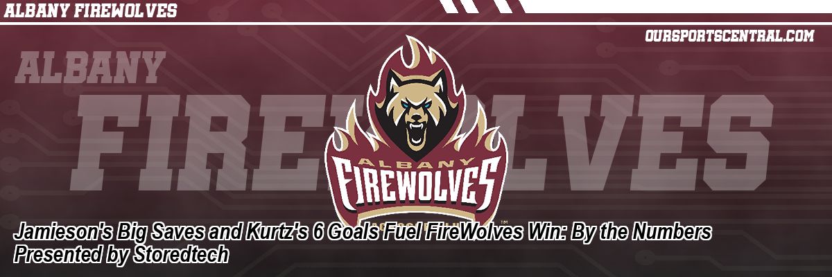 Jamieson's Big Saves and Kurtz's 6 Goals Fuel FireWolves Win: By the Numbers Presented by Storedtech