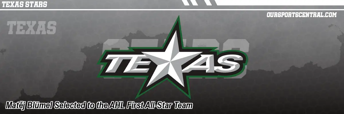 Matěj Blümel Selected to the AHL First All-Star Team