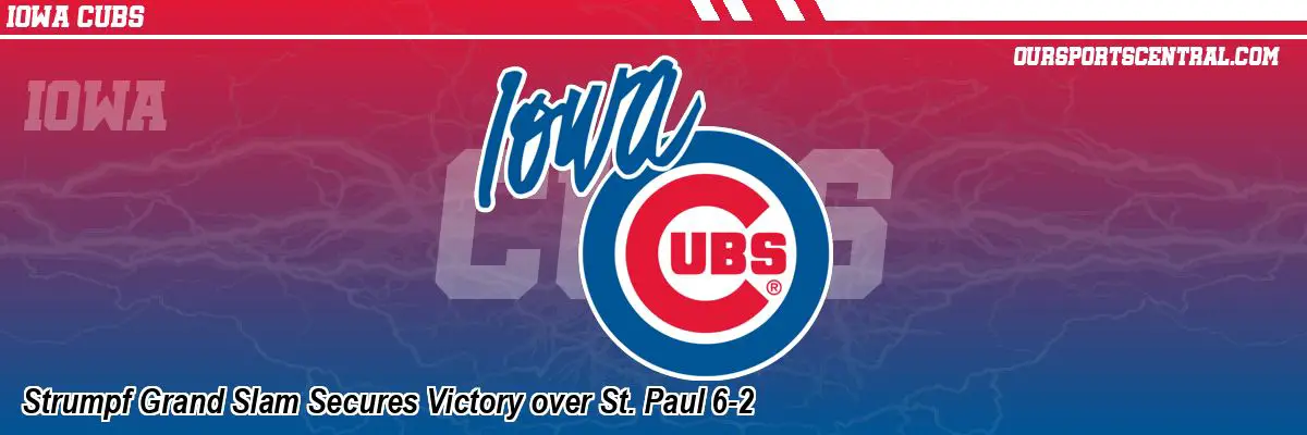 Strumpf Grand Slam Secures Victory over St. Paul 6-2