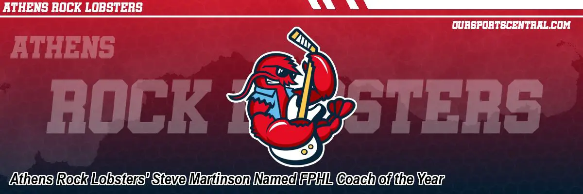Athens Rock Lobsters' Steve Martinson Named FPHL Coach of the Year