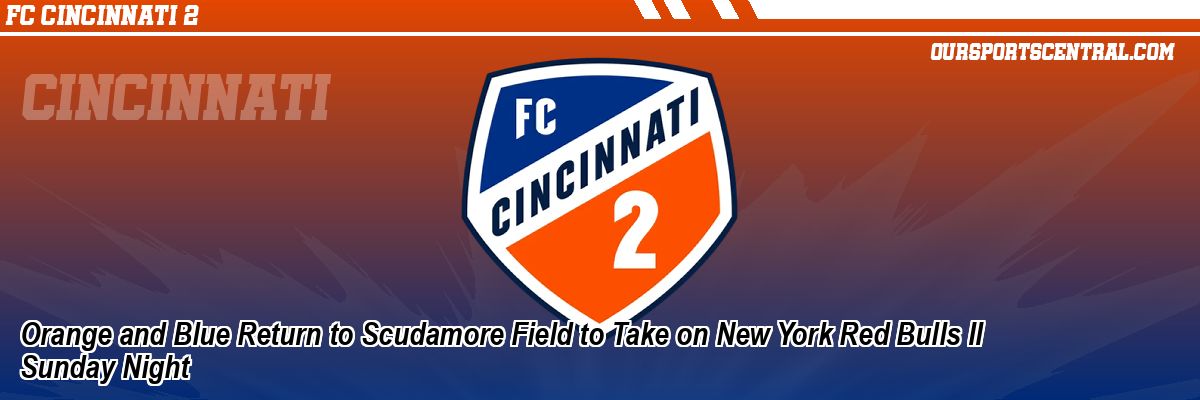 Orange and Blue Return to Scudamore Field to Take on New York Red Bulls II Sunday Night