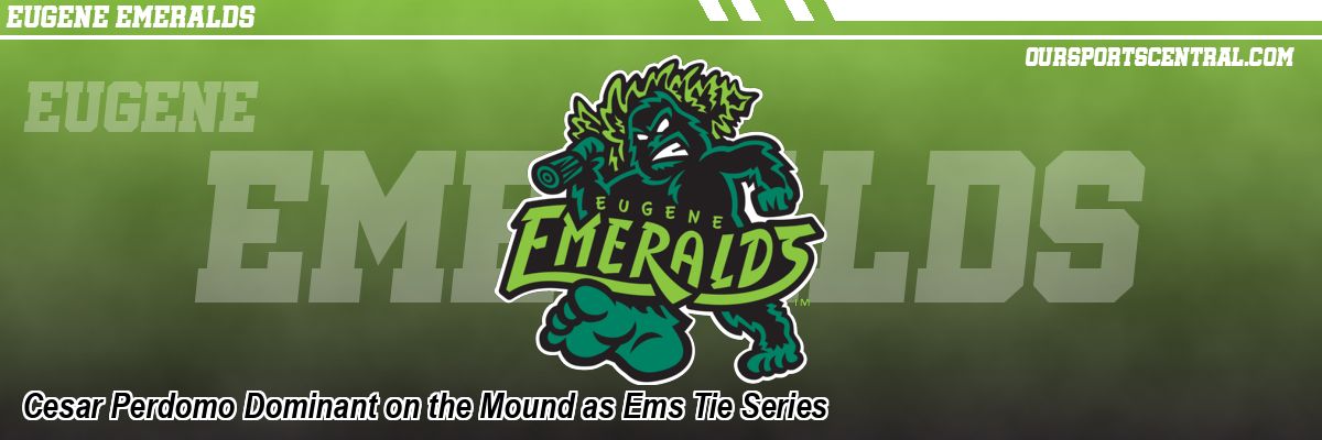 Cesar Perdomo Dominant on the Mound as Ems Tie Series