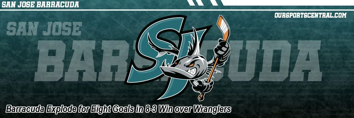 Barracuda Explode for Eight Goals in 8-3 Win over Wranglers