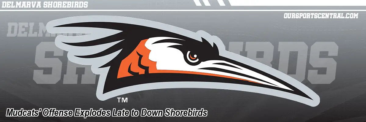 Mudcats' Offense Explodes Late to Down Shorebirds
