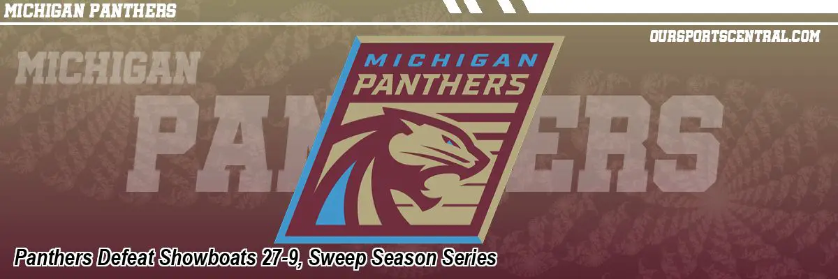 Panthers Defeat Showboats 27-9, Sweep Season Series