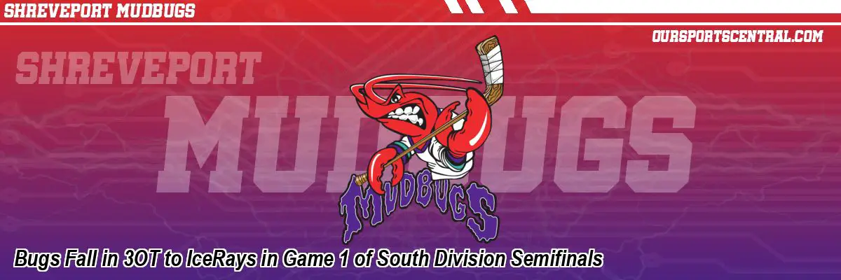 Bugs Fall in 3OT to IceRays in Game 1 of South Division Semifinals