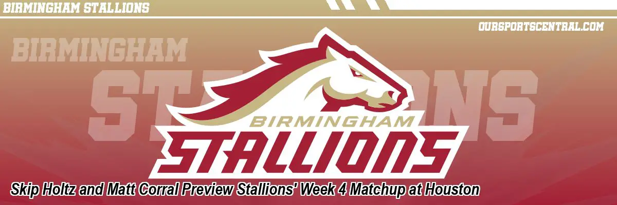 Skip Holtz and Matt Corral Preview Stallions' Week 4 Matchup at Houston