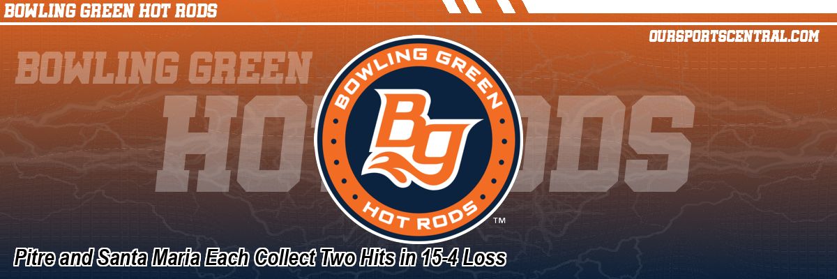 Pitre and Santa Maria Each Collect Two Hits in 15-4 Loss