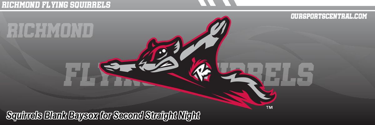 Squirrels Blank Baysox for Second Straight Night
