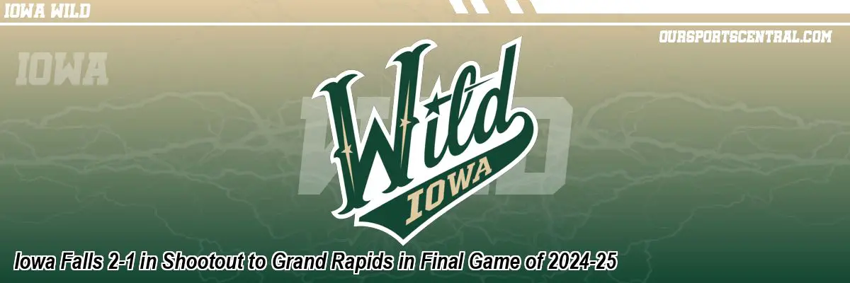 Iowa Falls 2-1 in Shootout to Grand Rapids in Final Game of 2024-25