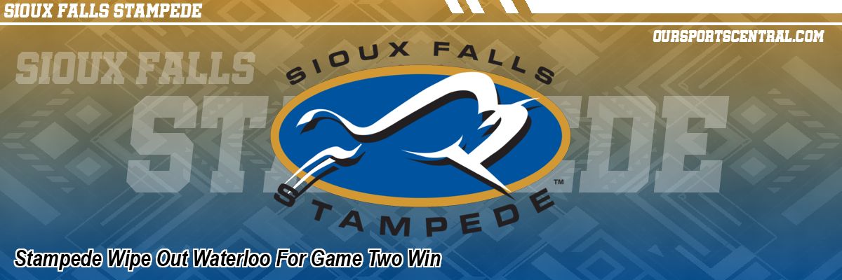 Stampede Wipe Out Waterloo For Game Two Win