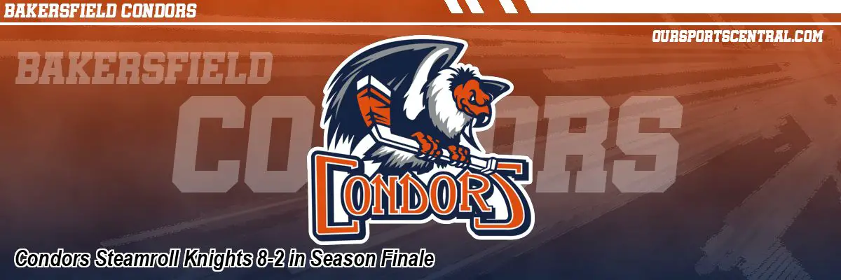 Condors Steamroll Knights 8-2 in Season Finale