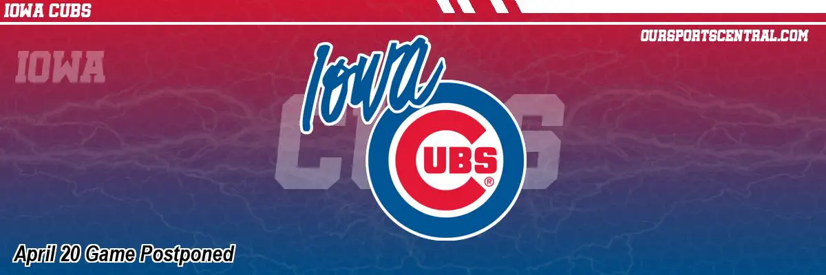April 20 Game Postponed