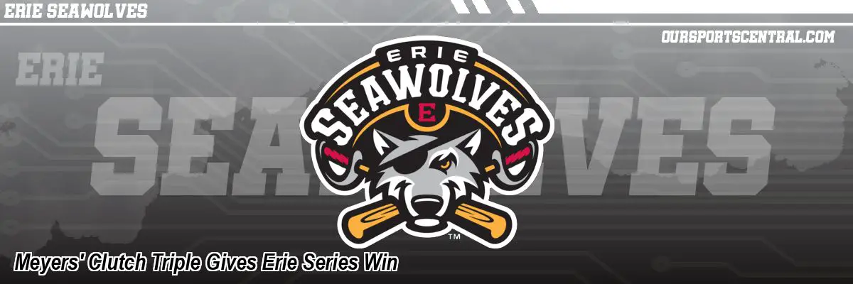 Meyers' Clutch Triple Gives Erie Series Win
