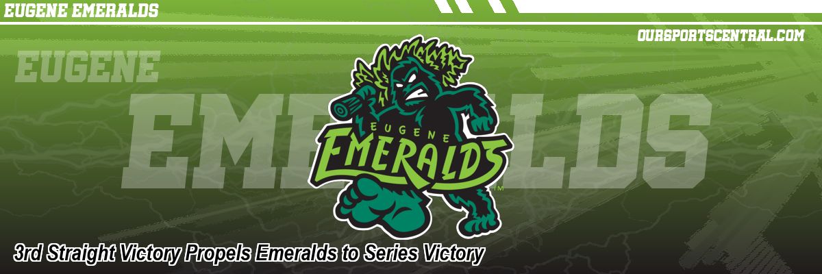 3rd Straight Victory Propels Emeralds to Series Victory