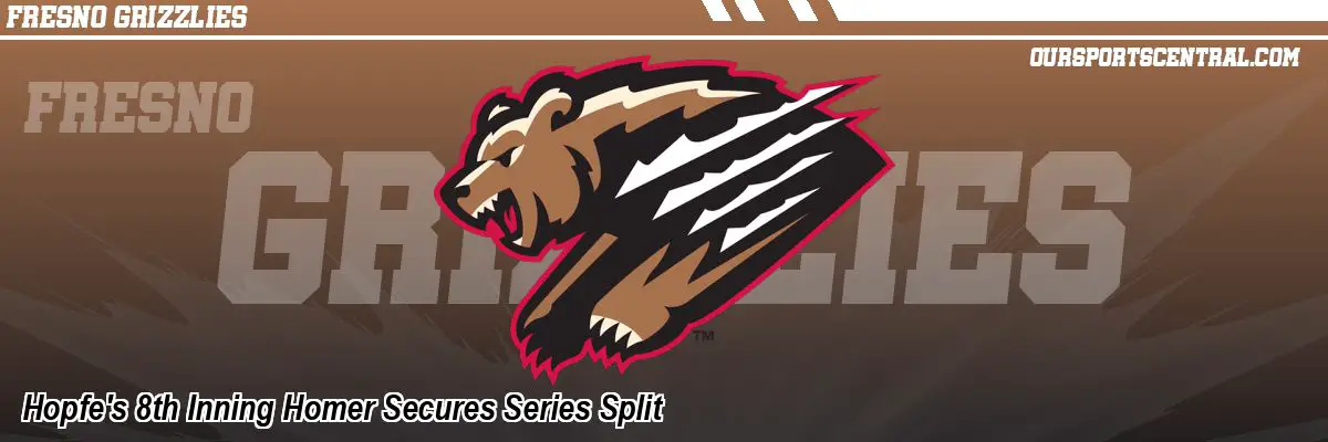 Hopfe's 8th Inning Homer Secures Series Split