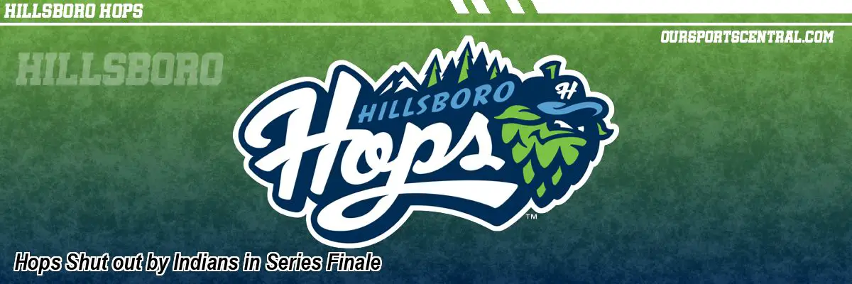 Hops Shut out by Indians in Series Finale
