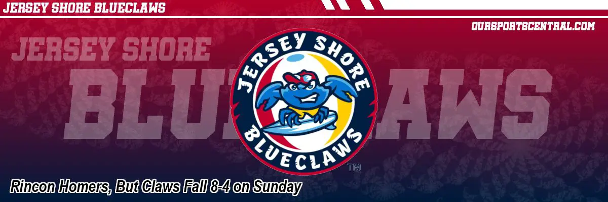 Rincon Homers, But Claws Fall 8-4 on Sunday