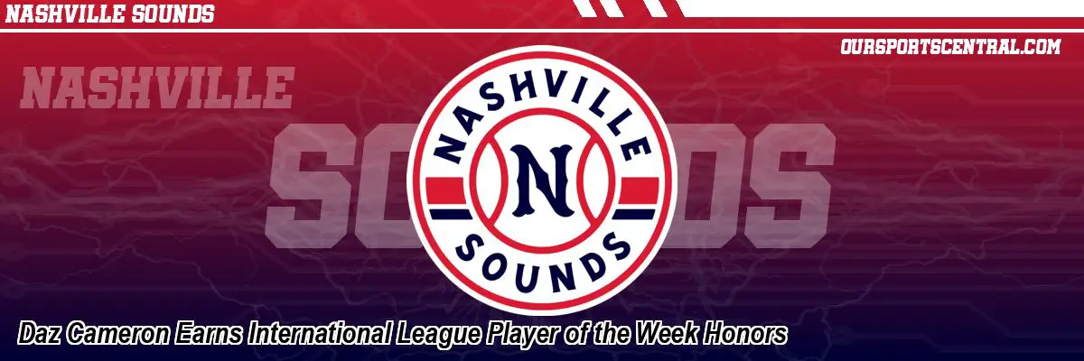Daz Cameron Earns International League Player of the Week Honors