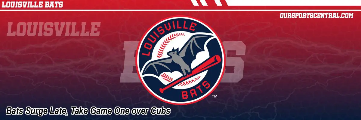 Bats Surge Late, Take Game One over Cubs