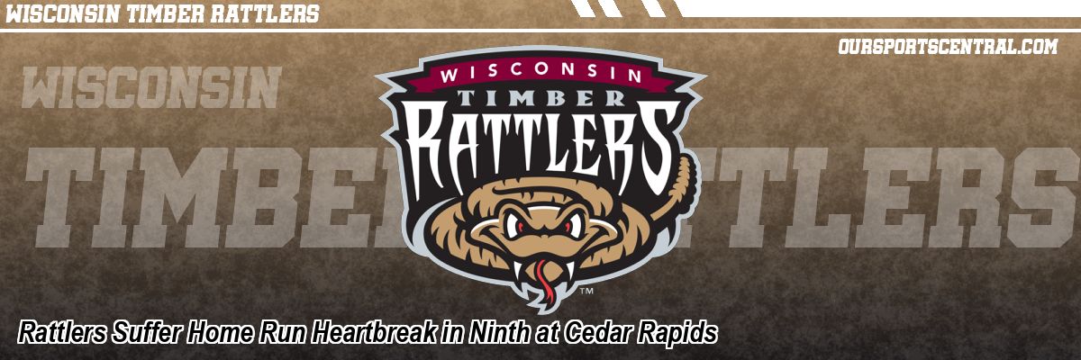 Rattlers Suffer Home Run Heartbreak in Ninth at Cedar Rapids