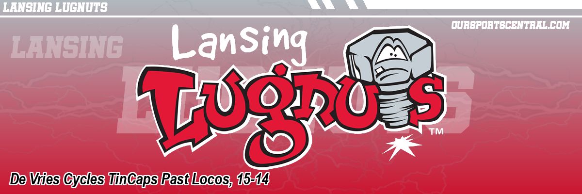 De Vries Cycles TinCaps Past Locos, 15-14