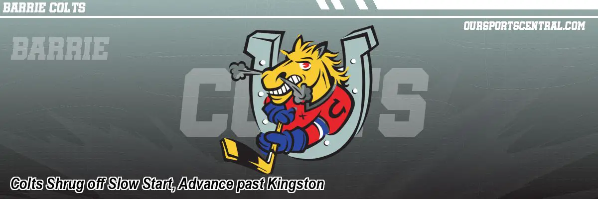 Colts Shrug off Slow Start, Advance past Kingston