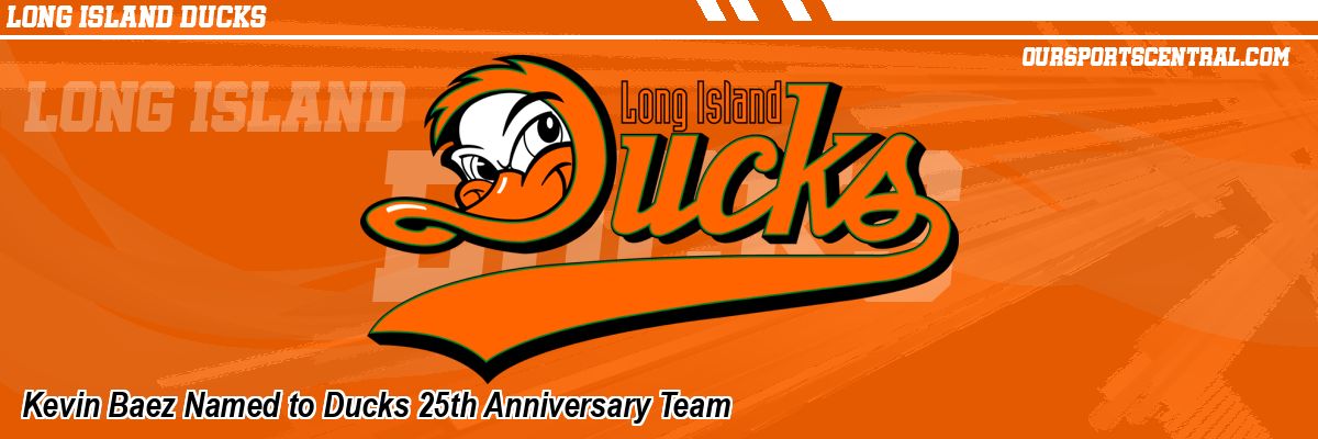 Kevin Baez Named to Ducks 25th Anniversary Team