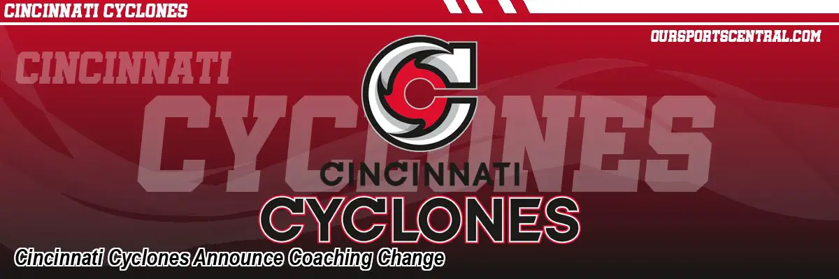 Cincinnati Cyclones Announce Coaching Change